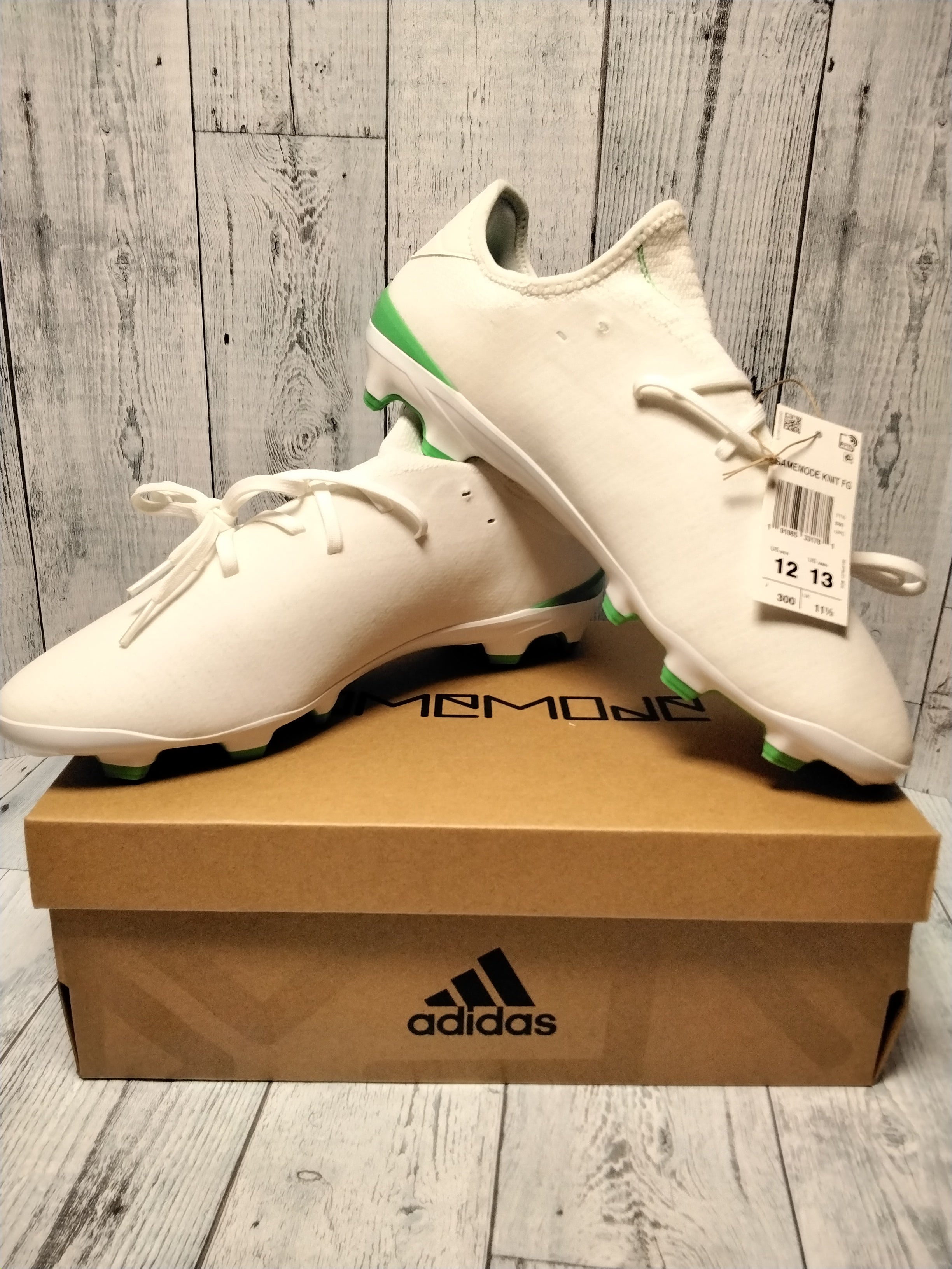 adidas Unisex-Adult Gamemode Tex Firm Ground Soccer Shoe, Sz 12M/13W *NEW* (7783303643374)